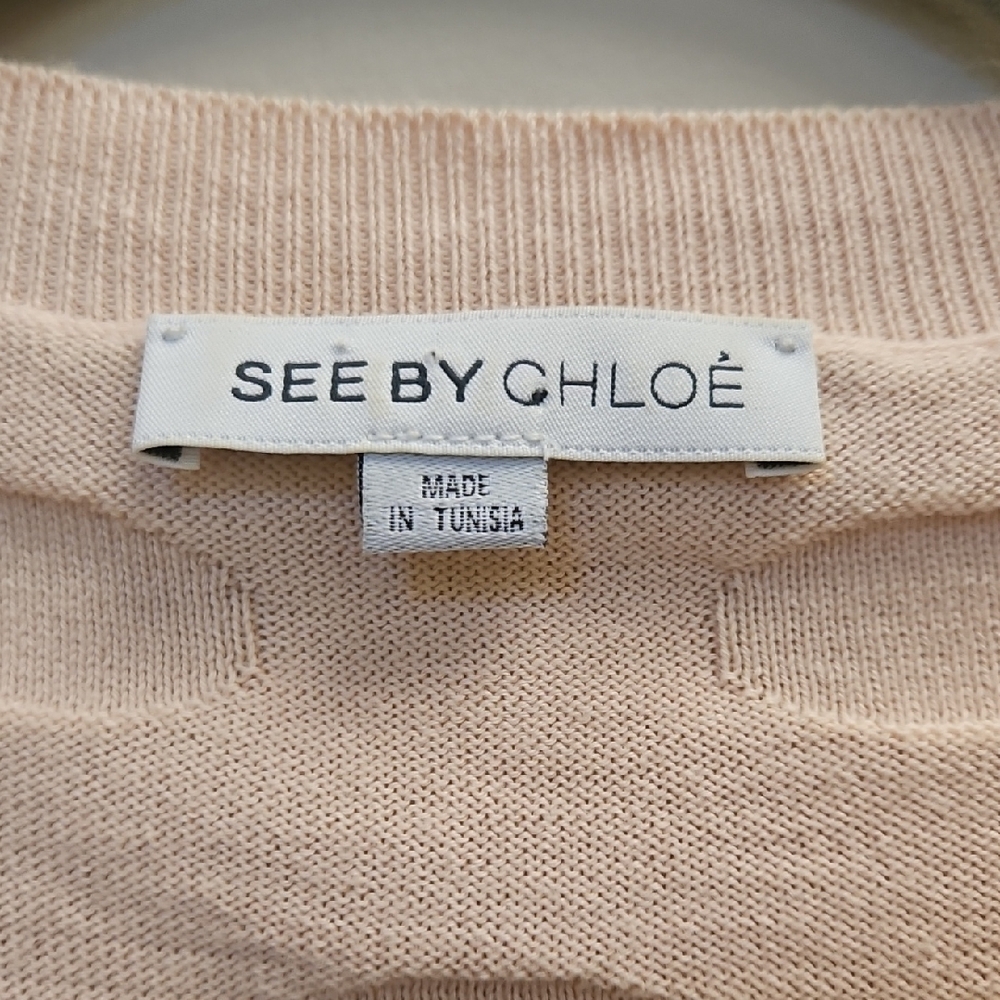 "See By Chloe" Textured Knit Dress - Picture 4 of 5
